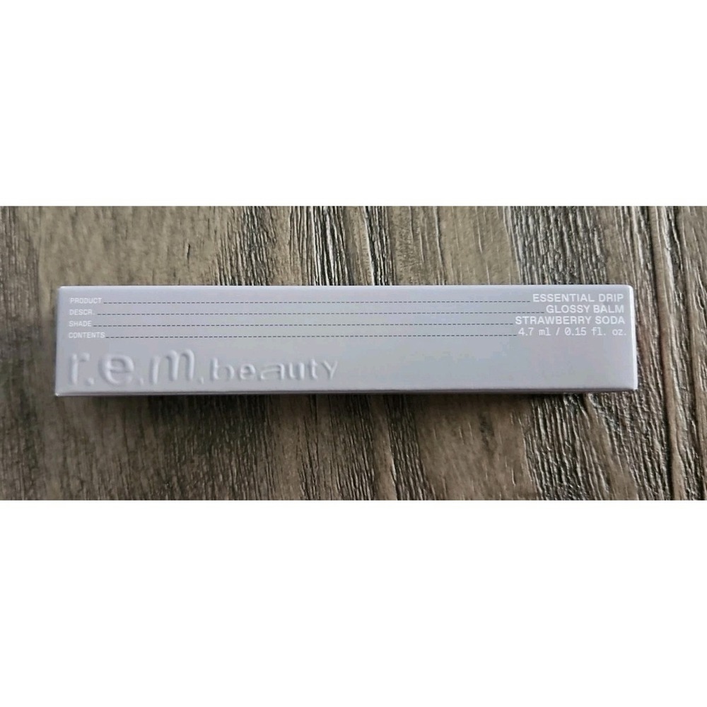 R.E.M. Beauty Essential Drip Glossy Balm Lip Gloss Strawberry Soda